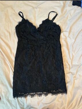 New Look Black Lace mini Dress
